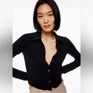 Wilfred Black Button-Down Shirt